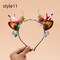 Christmas Glow Antler Headband Fairy Tale Flower Retro Tree Branch Hoop Crown Festival Party Props Hair Accessories for Girls